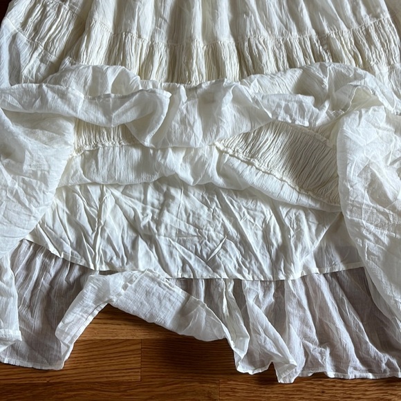 Free People Taking Sides Maxi Dress Size XL NWT Ivory - Picture 12 of 16